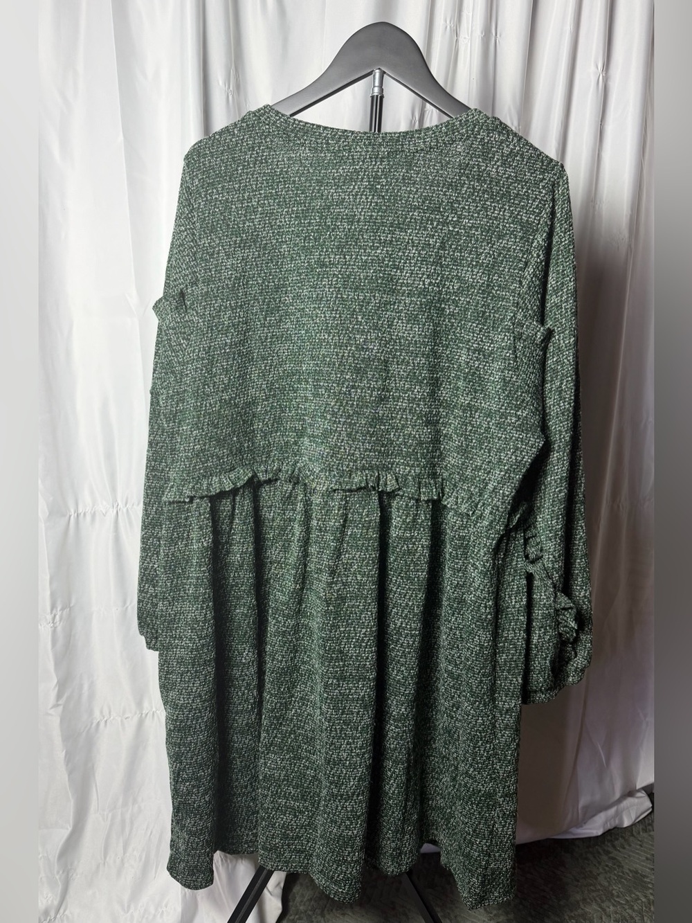 Anthropologie RODE Textured Ruffle Dress - Picture 2 of 4